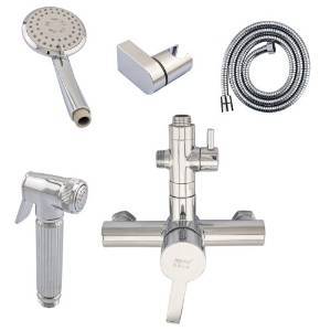 HAFQ 海岸風(fēng)情 全銅淋浴龍頭花灑馬桶噴槍套裝(龍頭、花灑、噴槍、軟管、花灑座) 7件套 L002+PRZ01+HRZ03 【HAFQ 海岸風(fēng)情】 價(jià)格 報(bào)價(jià) 圖片 - 亞馬遜中國